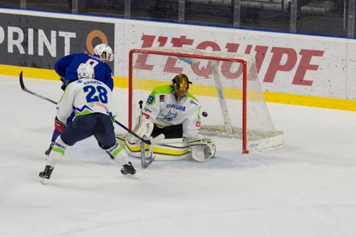 Photo hockey  -  : France (FRA) vs Slovenie (SLO) - La Slovnie douche la France