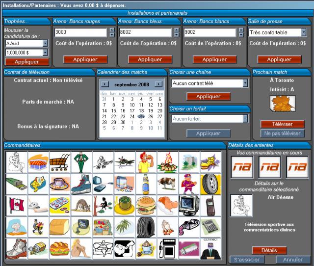 Photo hockey  -  - GM Hockey 2009 : tout un logiciel !