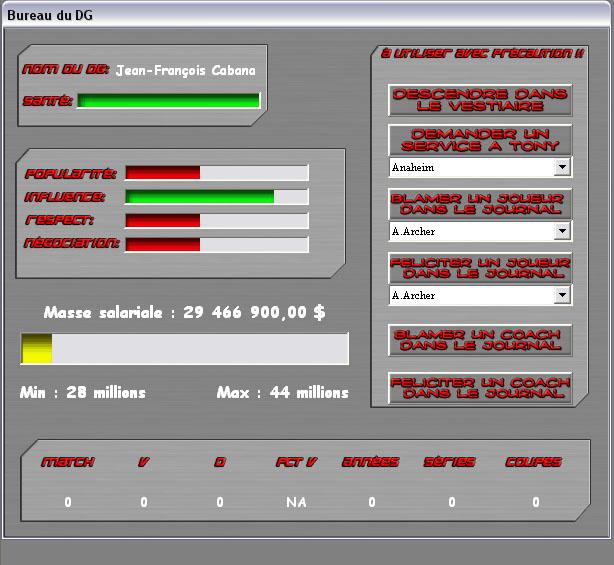 Photo hockey  -  - GM Hockey 2009 : tout un logiciel !