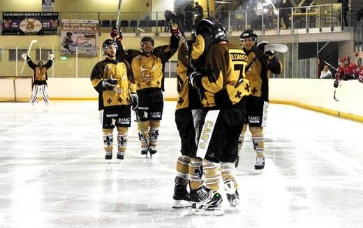 Photo hockey  - Division 3 : journes des 26 - 27 novembre 2016 : Dammarie-les-Lys vs Courbevoie  - Des buts et des peluches