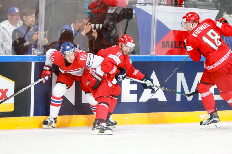 Photo hockey Championnats du monde -  : Biélorussie (BLR) vs République Tchèque (CZE) - La République Tchèque se rassure