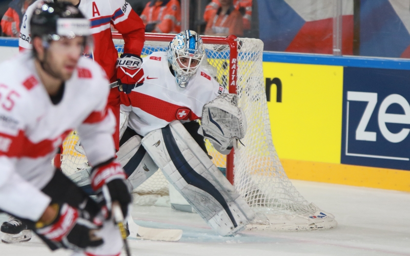 Photo hockey Championnats du monde -  : Canada (CAN) vs Finlande (FIN) - Mitch Marner et Team Canada dominent une ple Finlande.
