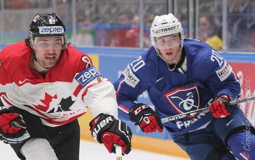 Photo hockey Championnats du monde -  : Canada (CAN) vs France (FRA) - France-Canada : Photos & ractions