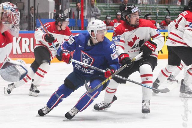 Photo hockey Championnats du monde -  : Canada (CAN) vs France (FRA) - France-Canada : Photos & ractions