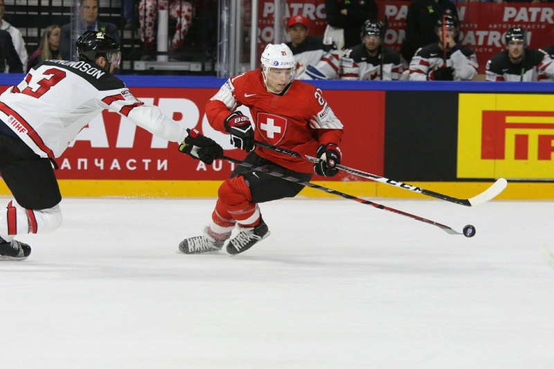 Photo hockey Championnats du monde -  : Canada (CAN) vs Suisse (SUI) - Le rve devient la ralit pour la Nati.