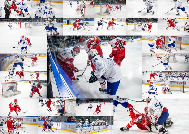 Photo hockey Championnats du monde -  : Danemark (DEN) vs France (FRA) - Mondial U18 - Les Bleuets s
