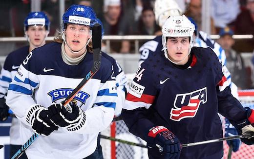 Photo hockey Championnats du monde -  : Finlande (FIN) vs Etats Unis d\