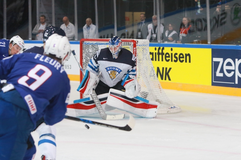 Photo hockey Championnats du monde -  : Finlande (FIN) vs France (FRA) - Historique : La France humilie la Finlande !