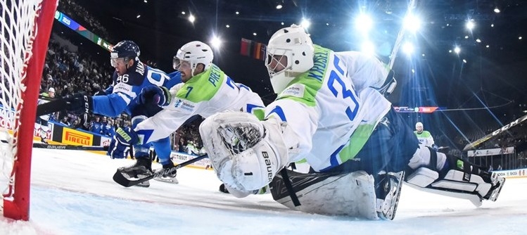 Photo hockey Championnats du monde -  : Finlande (FIN) vs Slovenie (SLO) - La Finlande revient dans la course