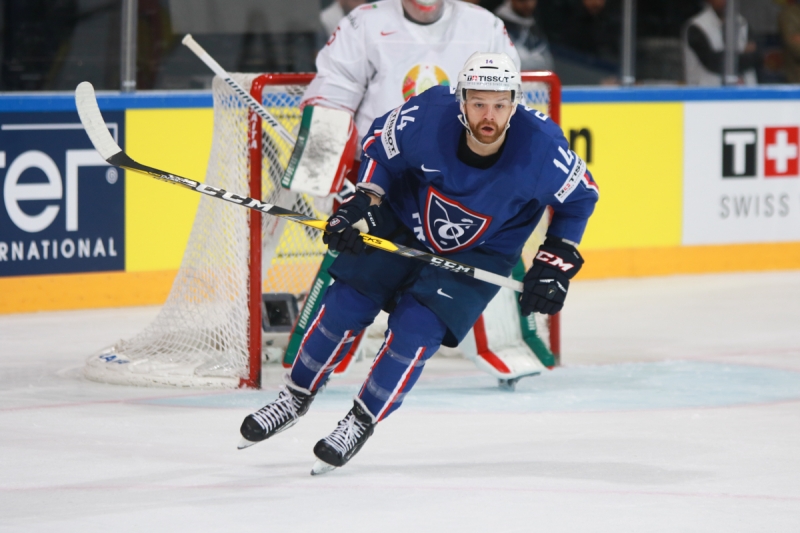 Photo hockey Championnats du monde -  : France (FRA) vs Bilorussie (BLR) - Stphane Da Costa ce hros !