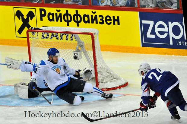 Photo hockey Championnats du monde -  : France (FRA) vs Finlande (FIN) - Mondial 13 : Finalement logique