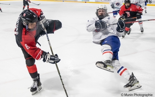 Photo hockey Championnats du monde -  : France (FRA) vs Japon (JPN) - Mondial U18 -  Les Bleuets s