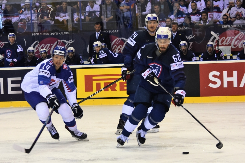 Photo hockey Championnats du monde -  : France (FRA) vs Slovaquie (SVK) - La France n