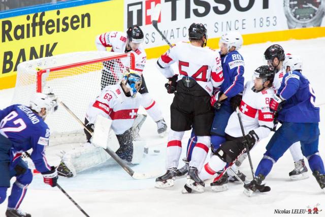 Photo hockey Championnats du monde -  : France (FRA) vs Suisse (SUI) - Cauchemar franais  Prague !