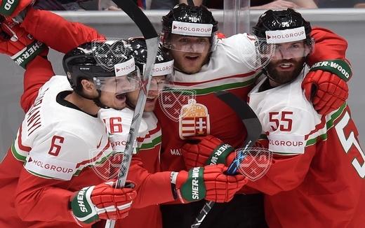 Photo hockey Championnats du monde -  : Hongrie (HUN) vs Bilorussie (BLR) - La Hongrie avait rendez-vous avec l