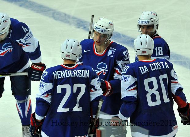 Photo hockey Championnats du monde -  : Lettonie (LAT) vs France (FRA) - Mondial 13 : Les Bleus rechutent