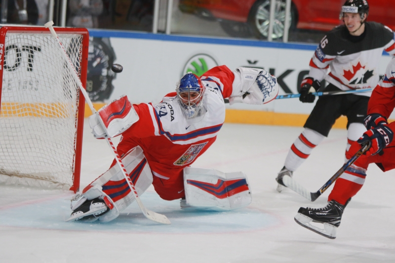 Photo hockey Championnats du monde -  : Rpublique Tchque (CZE) vs Canada (CAN) - Un Canada raliste face  la Tchquie