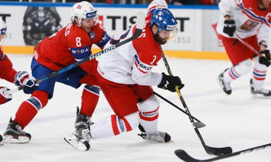 Photo hockey Championnats du monde -  : Rpublique Tchque (CZE) vs Norvge (NOR) - La Tchquie au bout de l