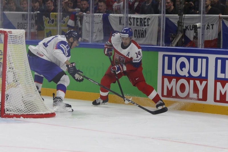 Photo hockey Championnats du monde -  : Rpublique Tchque (CZE) vs Slovaquie (SVK) - A 10 secondes prs !