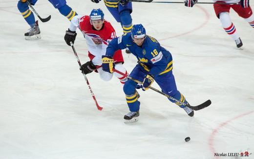 Photo hockey Championnats du monde -  : Rpublique Tchque (CZE) vs Sude (SWE) - Un match fou !