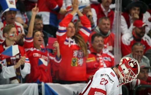 Photo hockey Championnats du monde -  : Rpublique Tchque (CZE) vs Suisse (SUI) - Les quarts chappent  la Suisse