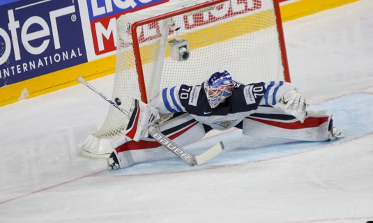 Photo hockey Championnats du monde -  : Russie (RUS) vs Finlande (FIN) - La Russie en bronze.