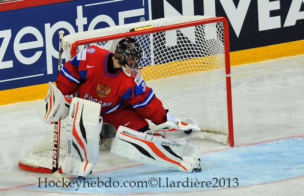 Photo hockey Championnats du monde -  : Russie (RUS) vs Lettonie (LAT) - Mondial 13 : La dmonstration russe