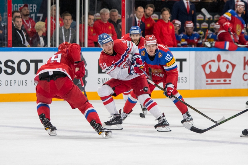 Photo hockey Championnats du monde -  : Russie (RUS) vs Rpublique Tchque (CZE) - La Russie ira en demie !