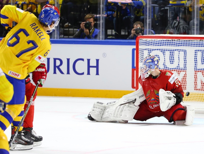 Photo hockey Championnats du monde -  : Sude (SWE) vs Bilorussie (BLR) - Tout se passe comme prvu...