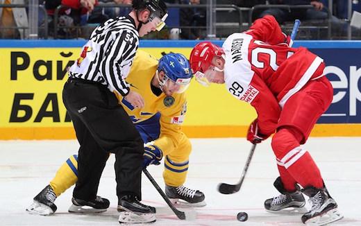 Photo hockey Championnats du monde -  : Sude (SWE) vs Danemark (DEN) - La Sude au Diesel