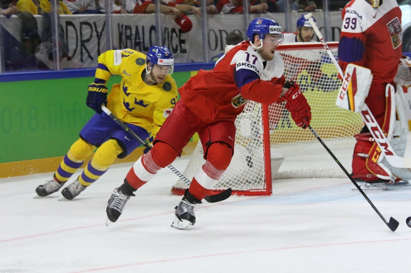 Photo hockey Championnats du monde -  : Sude (SWE) vs Rpublique Tchque (CZE) - La Sude s