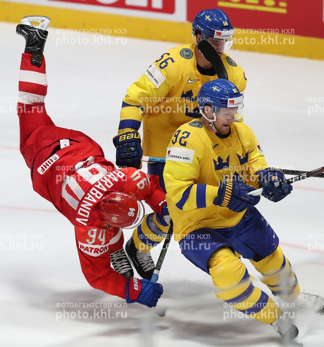Photo hockey Championnats du monde -  : Sude (SWE) vs Russie (RUS) - La Russie reste invaincue