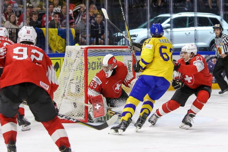 Photo hockey Championnats du monde -  : Sude (SWE) vs Suisse (SUI) - La Sude bis repetita !