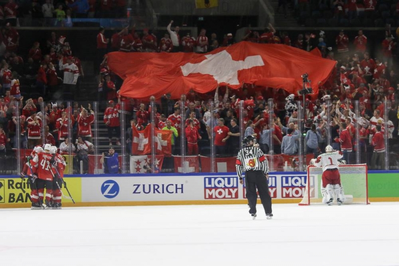 Photo hockey Championnats du monde -  : Suisse (SUI) vs Bilorussie (BLR) - La Nati se rassure face  la Bilorussie