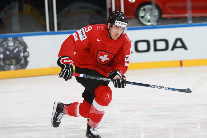 Photo hockey Championnats du monde -  : Suisse (SUI) vs Finlande (FIN) - La Finlande au bout du suspens reste en vie.