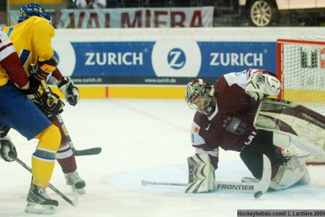 Photo hockey Championnats du monde - Championnats du monde - CM09 - J-4: La Lettonie bat la Sude !