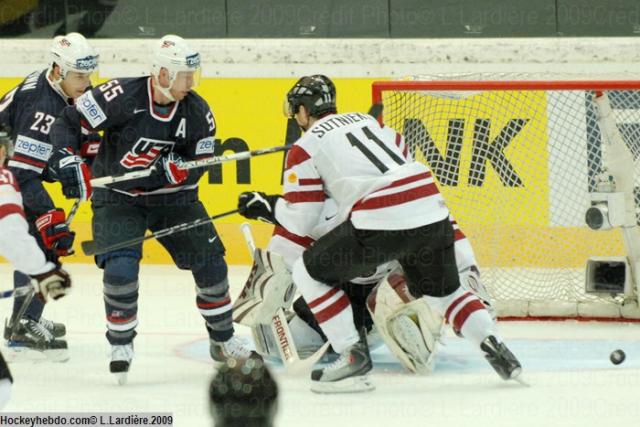 Photo hockey Championnats du monde - Championnats du monde - CM09 - J2 : La Lettonie accroche les USA