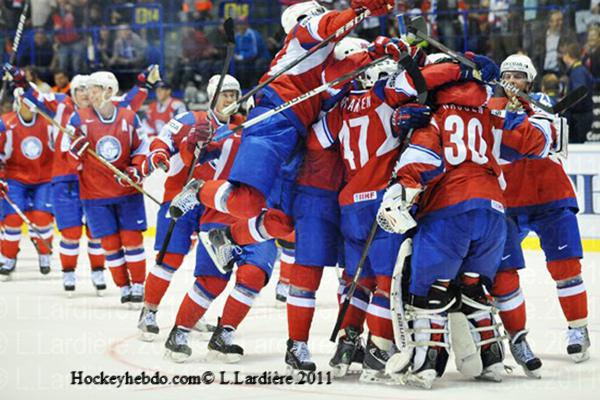 Photo hockey Championnats du monde - Championnats du monde - Mondial 11: La Norvge historique !