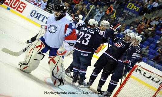 Photo hockey Championnats du monde - Championnats du monde - Mondial 11: Les Etats-Unis passent