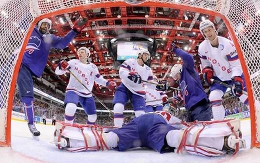 Photo hockey Championnats du monde - Championnats du monde - Mondial 2014 : EDF - Un match fou