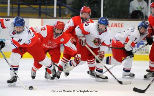 Photo hockey Championnats du monde - Championnats du monde - Mondial Fminin : Danemark vs Rep. Tchque