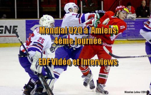 Photo hockey Championnats du monde - Championnats du monde - Mondial U20 - J4 - Retour vido sur l