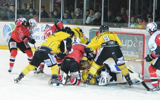 Photo hockey Coupe de France - CF - 1/2 : Brianon  vs Rouen - Dominer n