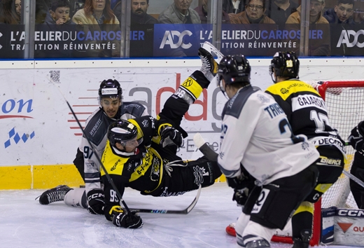 Photo hockey Coupe de France - Coupe de France - 1/16 de Finale : Roanne vs Marseille - CDF : Les Renards valeureux, mais les Spartiates taient trop forts