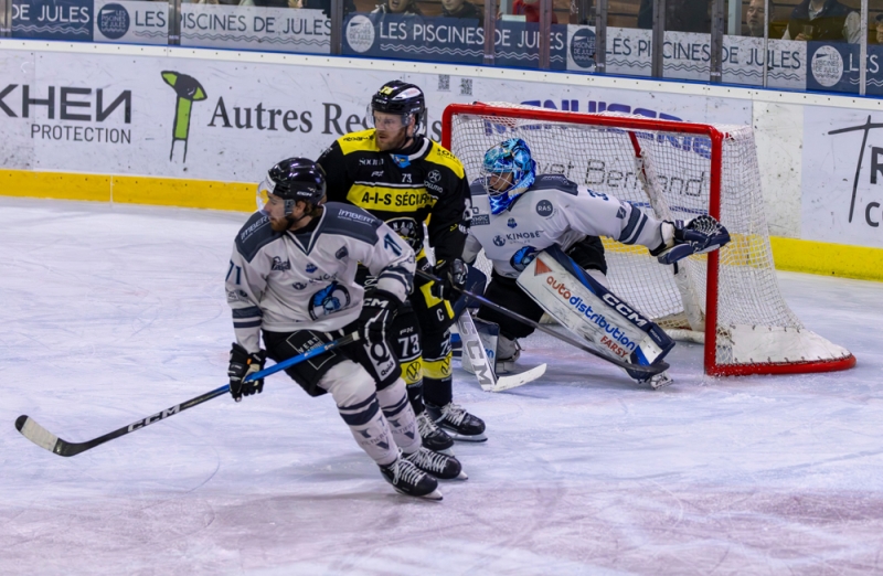 Photo hockey Coupe de France - Coupe de France - 1/16 de Finale : Roanne vs Marseille - CDF : Les Renards valeureux, mais les Spartiates taient trop forts