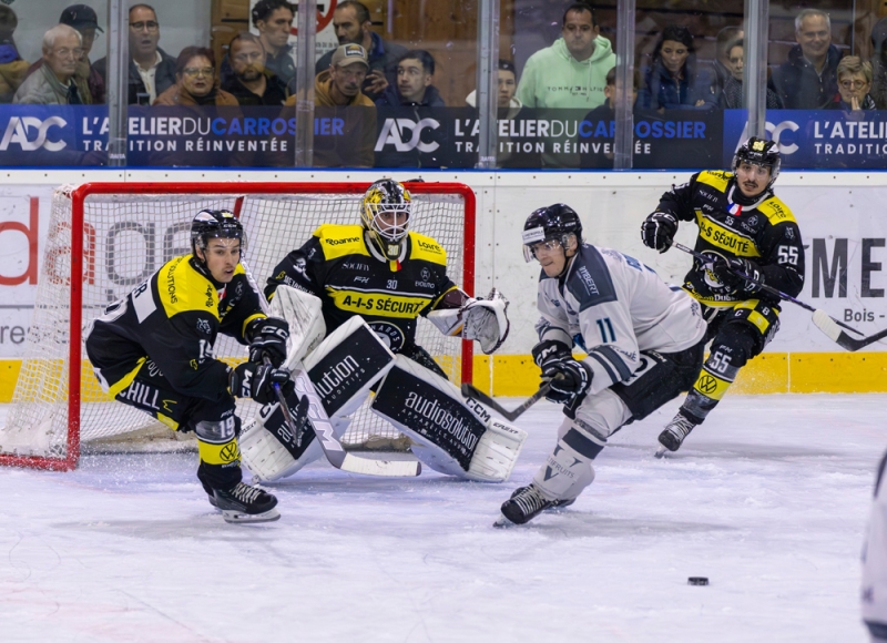 Photo hockey Coupe de France - Coupe de France - 1/16 de Finale : Roanne vs Marseille - CDF : Les Renards valeureux, mais les Spartiates taient trop forts