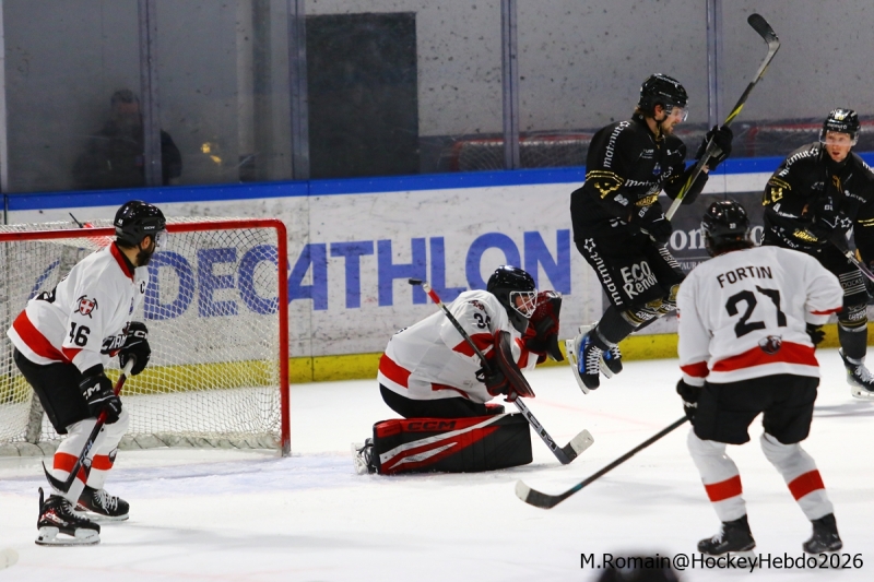 Photo hockey Coupe de France - Coupe de France - 1/2 Finale : Rouen vs Chamonix  - Rouen s�impose au bout du suspense�!