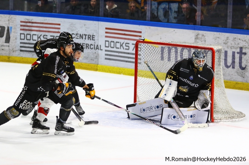 Photo hockey Coupe de France - Coupe de France - 1/2 Finale : Rouen vs Chamonix  - Rouen s�impose au bout du suspense�!