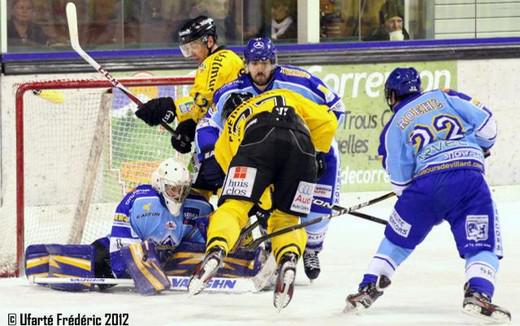 Photo hockey Coupe de France - Coupe de France : 1/4 finale  : Villard-de-Lans vs Rouen - Rouen assure !