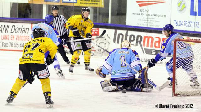 Photo hockey Coupe de France - Coupe de France : 1/4 finale  : Villard-de-Lans vs Rouen - Rouen assure !
